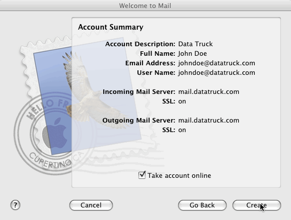 Apple Mail Step 5